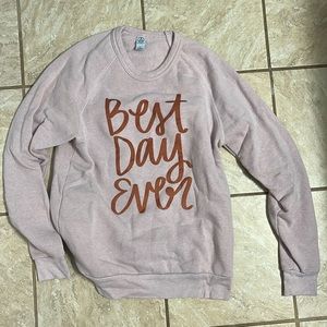Disney small shop best day ever crewneck sweatshirt